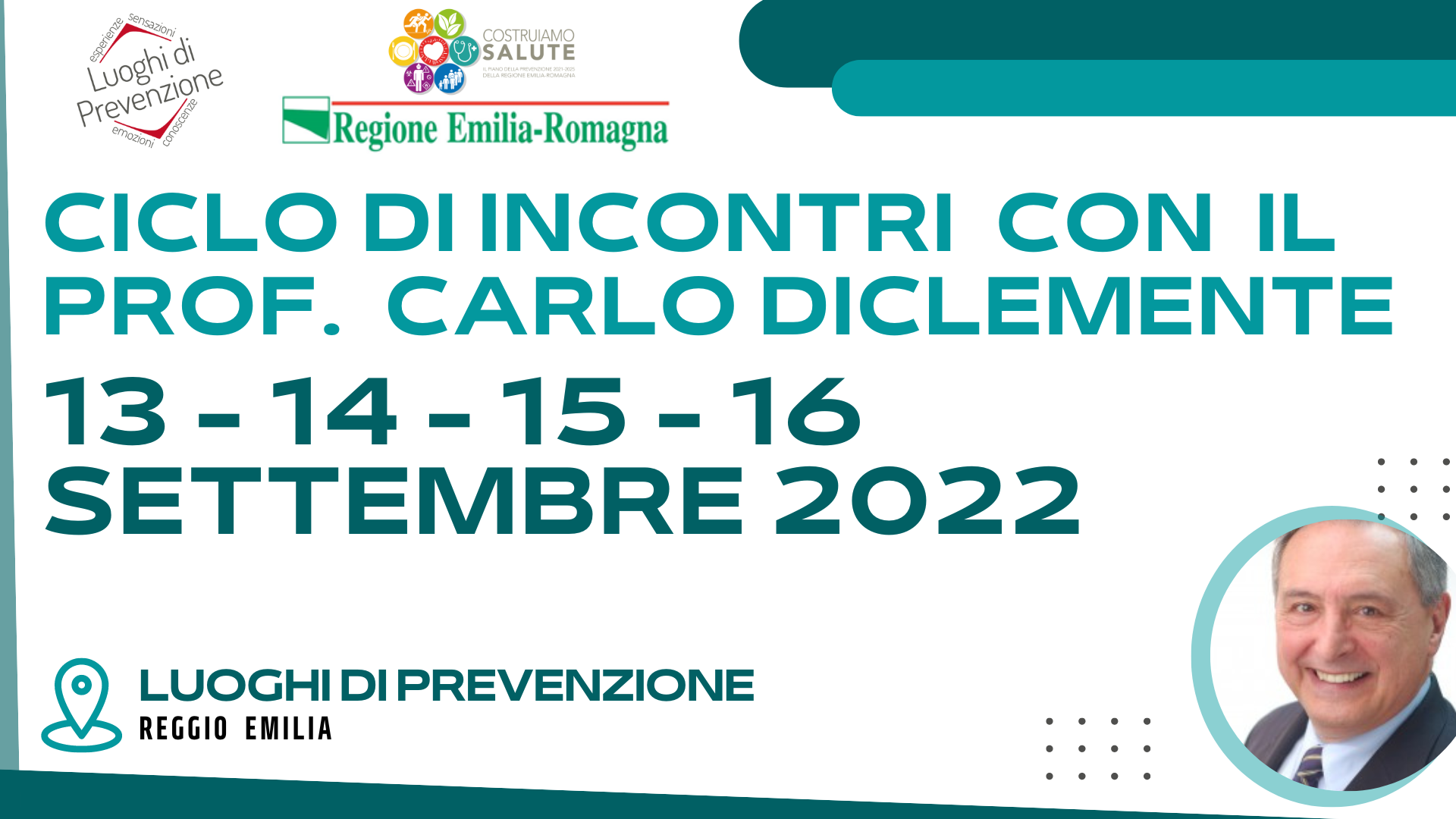 Ciclo di Incontri Prof. Carlo DiClemente Ciclo di Incontri Prof. Carlo DiClemente
