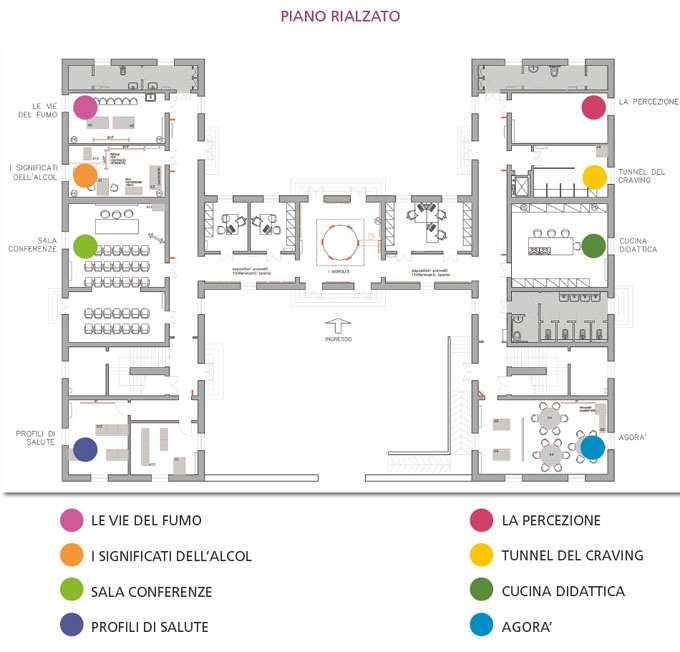 Luoghi di Prevenzione - Mappa Piano Rialzato